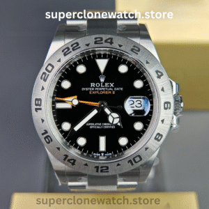 Rolex Super Clone Watches 1:1 Oyster Perpetual Explore II Black Dial m226570-0002 3285 Movement