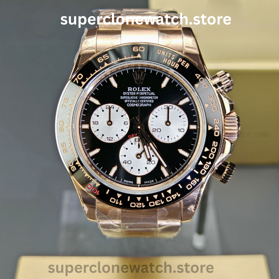 Rolex Super Clone Watches 1:1 Le Mans Daytona 100 Years Anniversary Rose Gold 4132 Movement
