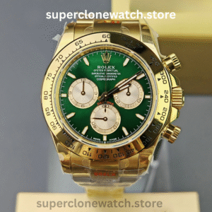 Rolex Super Clone Watches 1:1 Daytona 18K Yellow Gold Plating M126508-0008 4131 Movement