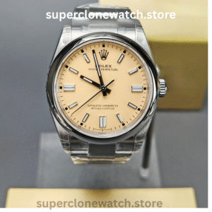 Rolex Super Clone Watches 1:1 Oyster Perpetual Yellow Dial 36mm M126000-0012 3230 Movement