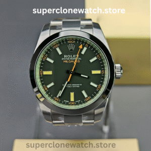 Rolex Super Clone Watches 1:1 Milgauss Black Dial M116400GV-0001 3131 Movement