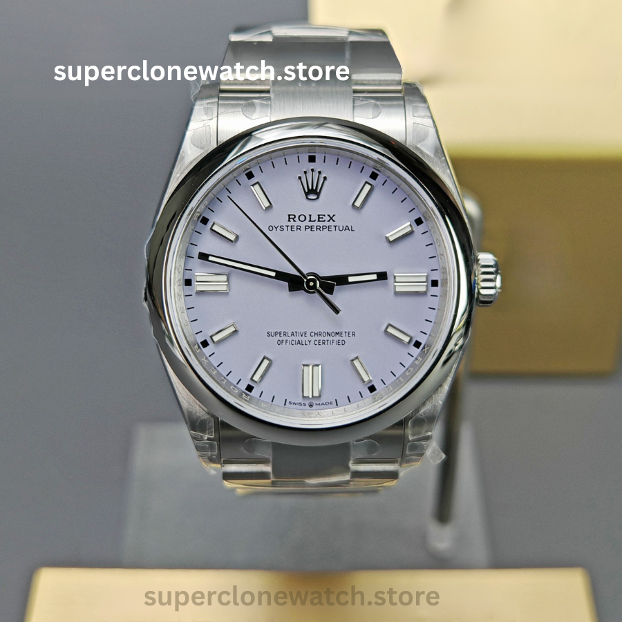 Rolex Super Clone Watches 1:1 Oyster Perpetual Purple Dial 36mm 126000-0013 3230 Movement