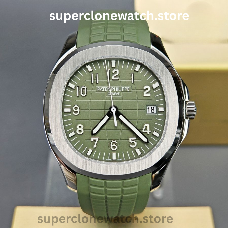 Patek Philippe Super Clone Watches 1:1 Aquanaut White Gold 5168G-010 42 mm