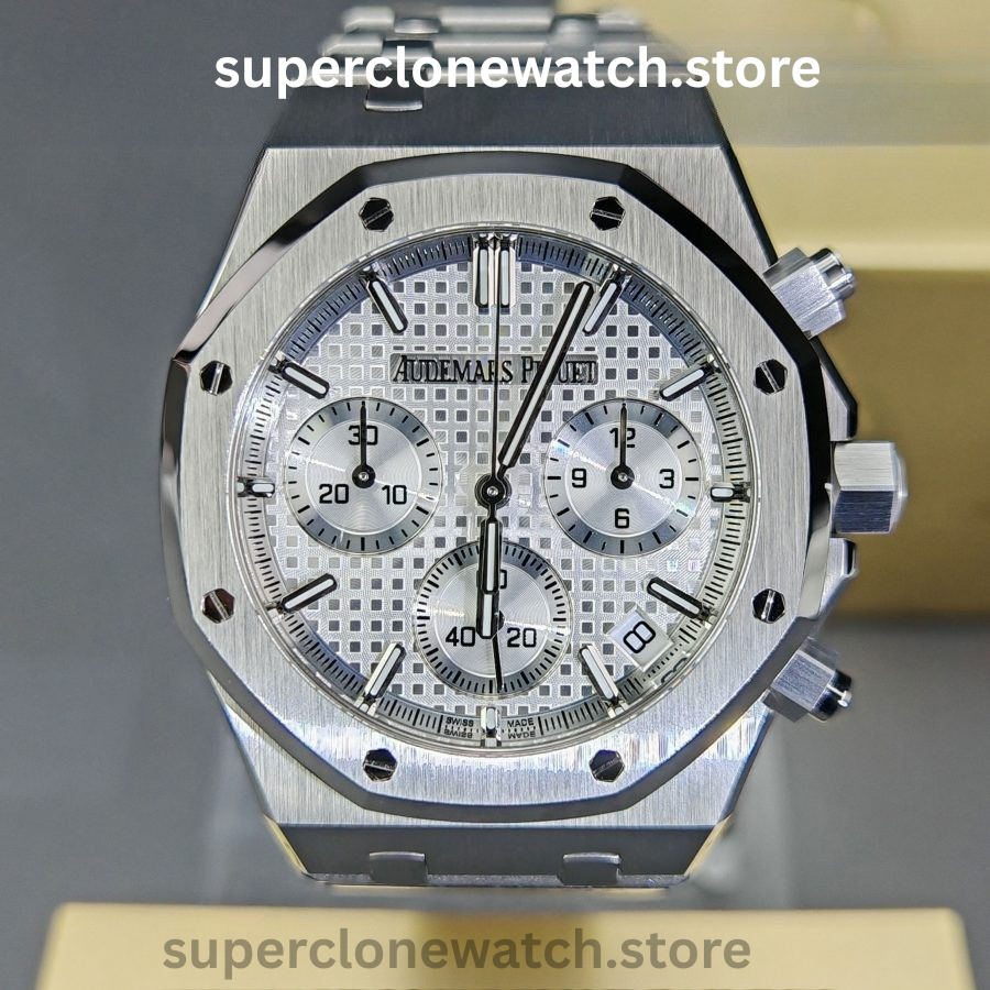 Audemars Piguet Super Clone Watches 1:1 Royal Oak White Dial 26240 Selfwinding Chronograph