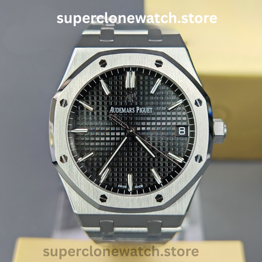 Audemars Piguet Super Clone Watches 1:1 Royal Oak 15500 Black Dial