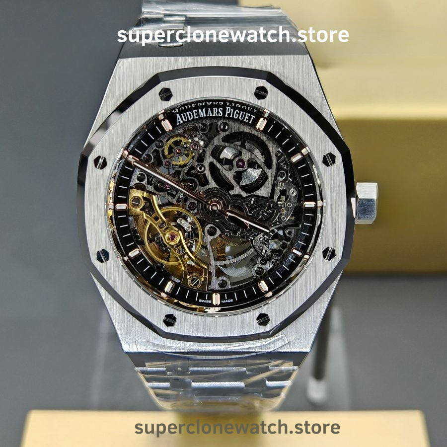 Audemars Piguet Super Clone Watches 1:1 Royal Oak 15407 Skeleton Dial
