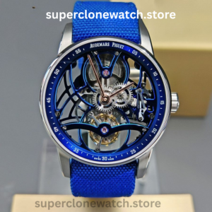 Audemars Piguet Super Clone Watches 1:1 Code 11.59 Tourbillon Blue Openworked 26600NB 41mm
