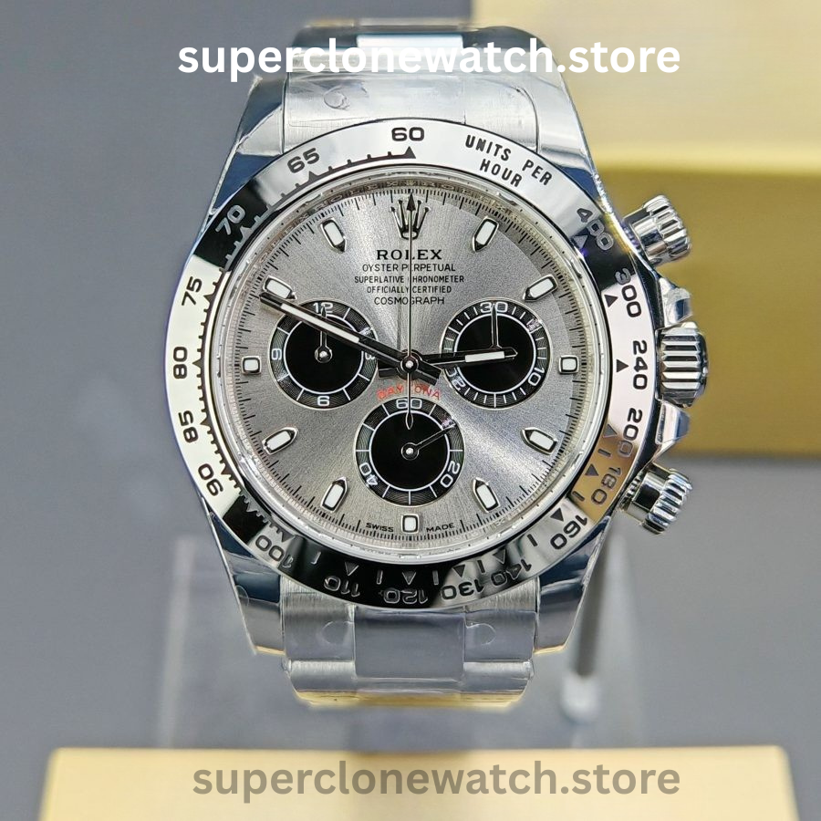 Rolex Super Clone Watches 1:1 Daytona Gray Dial m116509-0072 4130 Movement