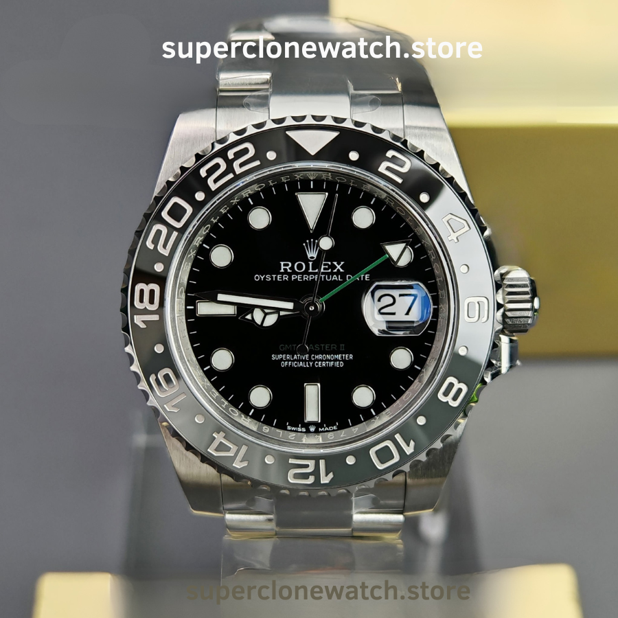 Rolex Super Clone Watches 11 Bruce Wayne GMT Master II M126710grnr Oyster 3285 Movement
